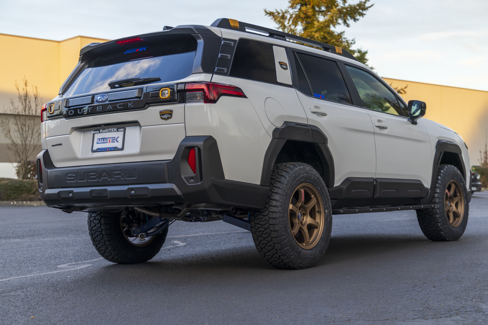 White 2026 Outback Wilderness Lifted