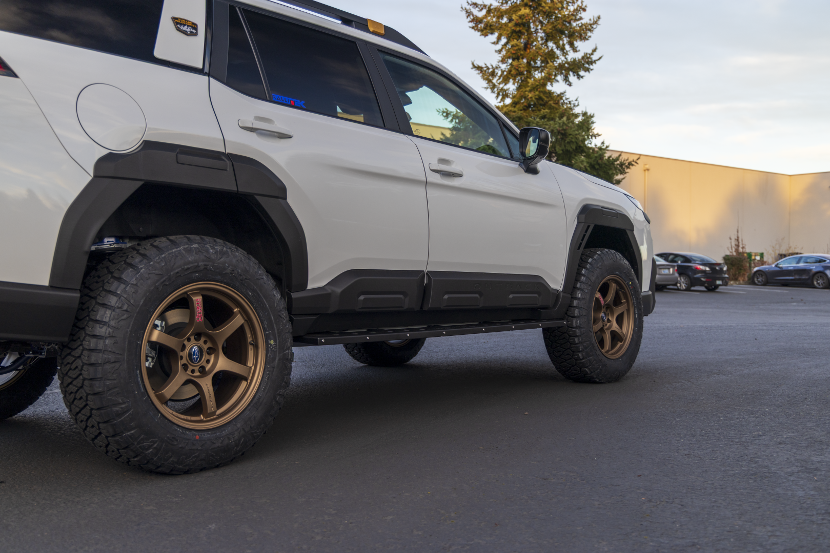2026 Outback Wilderness with RalliTEK Rock Sliders installed
