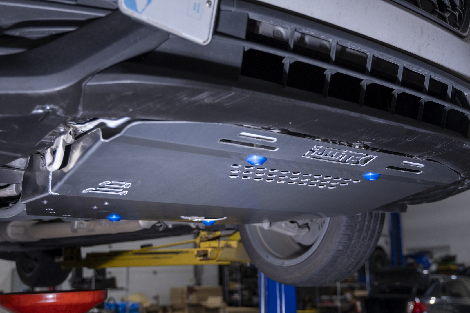 RalliTEK Front Skid Plate for 2022-2026 Subaru WRX Side View