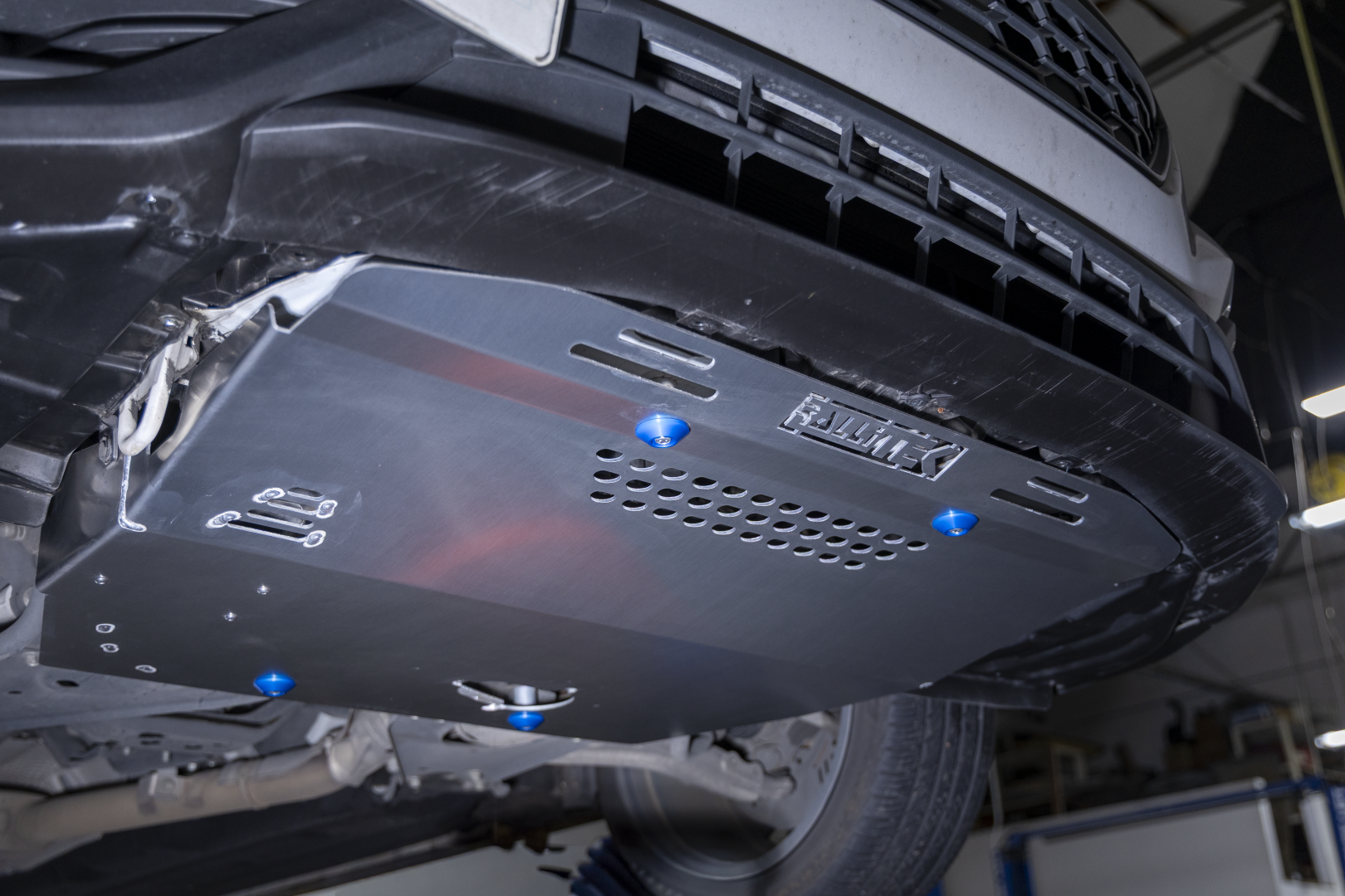 RalliTEK Front Skid Plate for 2022-2026 Subaru WRX Low View