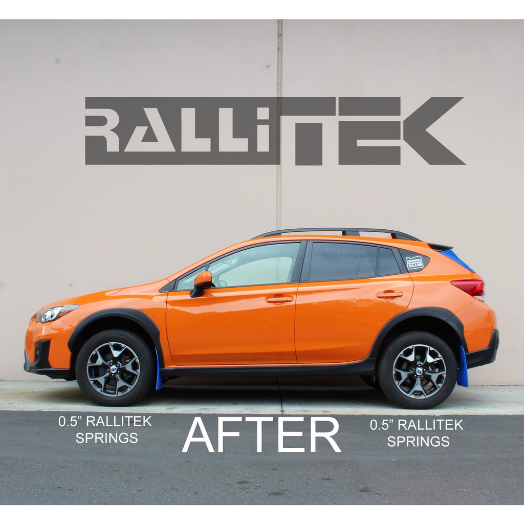 RalliTEK 0.5" Rear Sport Springs - Crosstrek XV 2018 [PRE-ORDER]