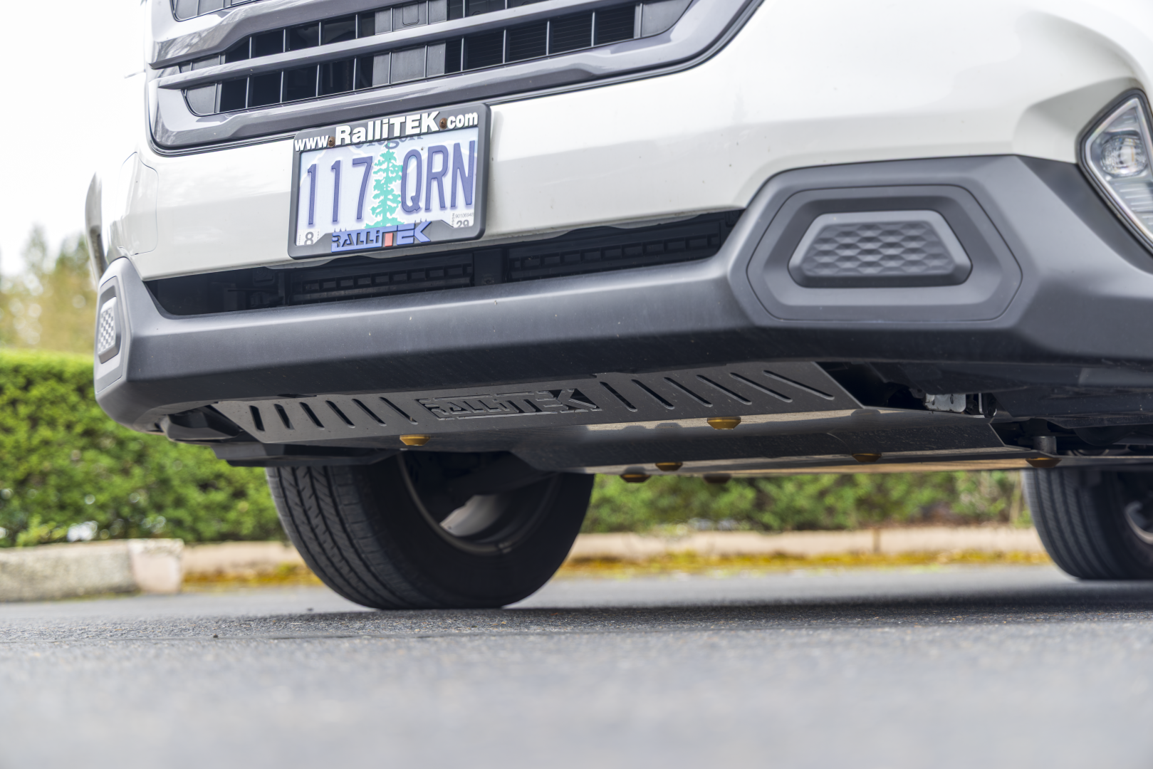 2025 Forester Front Skid Plate Installed on vehicle