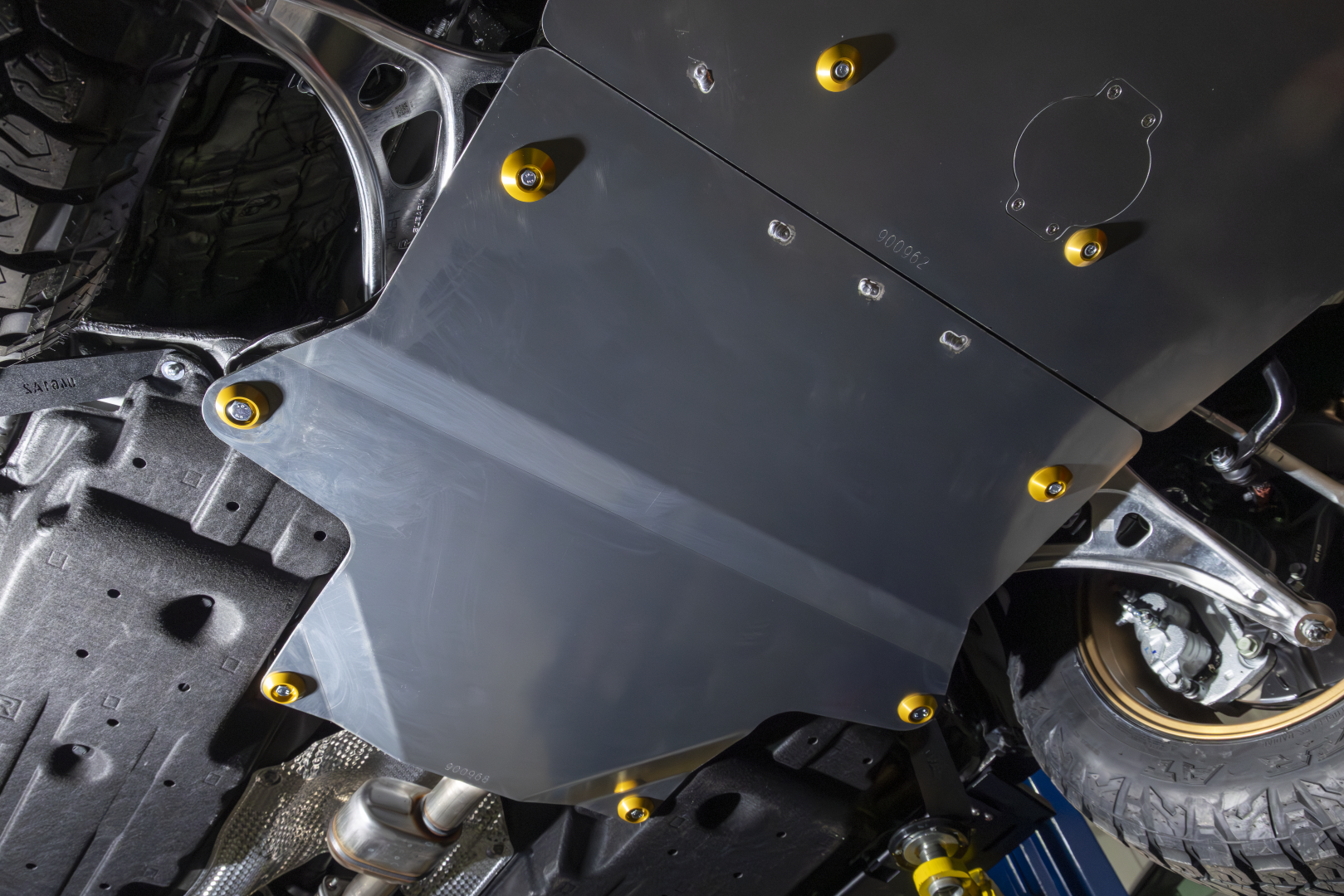 2026 Outback Wilderness with Transmission Skid Plate Installed