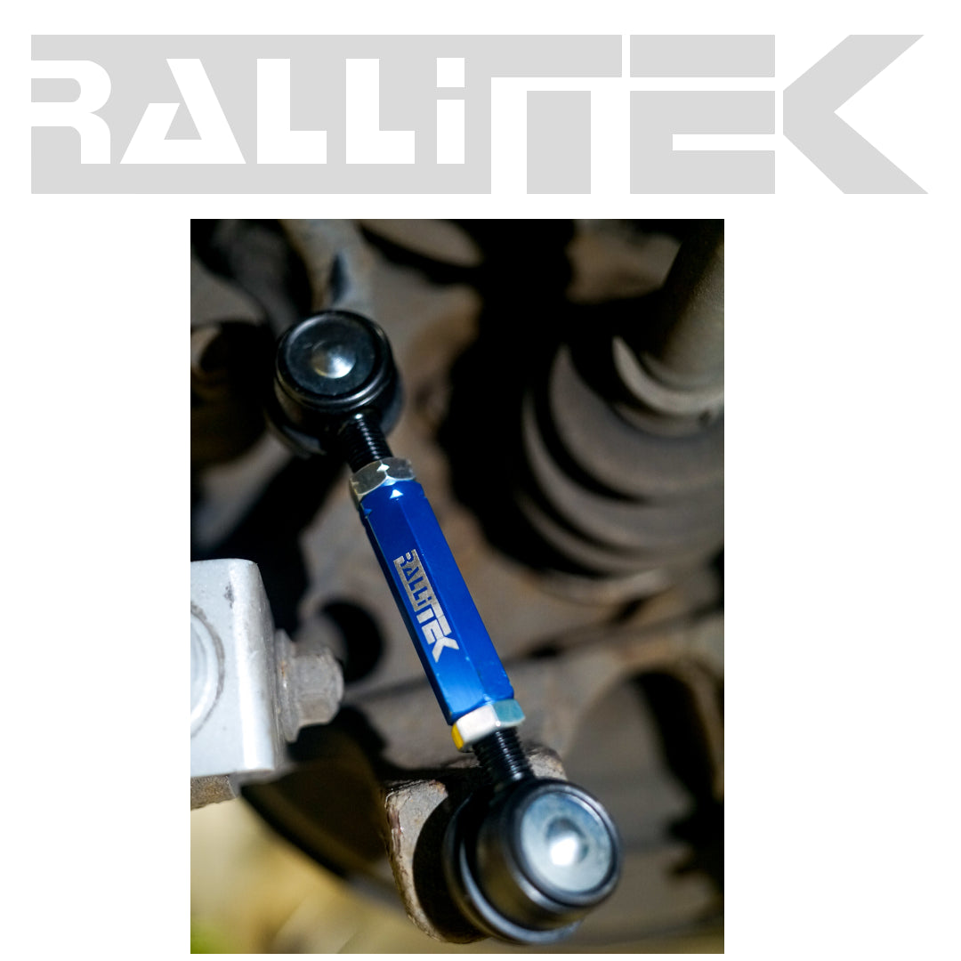 RALLITEK LIFTED HD ADJUSTABLE FRONT ENDLINKS - STI 04-14 / WRX 08-14 / FOR 04-14 / LEG 05-14 / OB 99-08