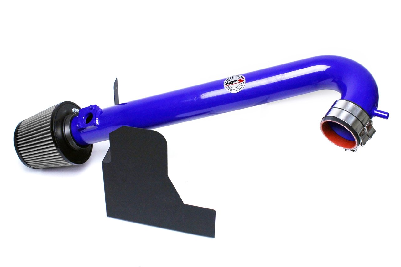 HPS Shortram Air Intake Kit 2013-2016 Subaru XV Crosstrek 2.0L Non Turbo, Includes Heat Shield, Blue