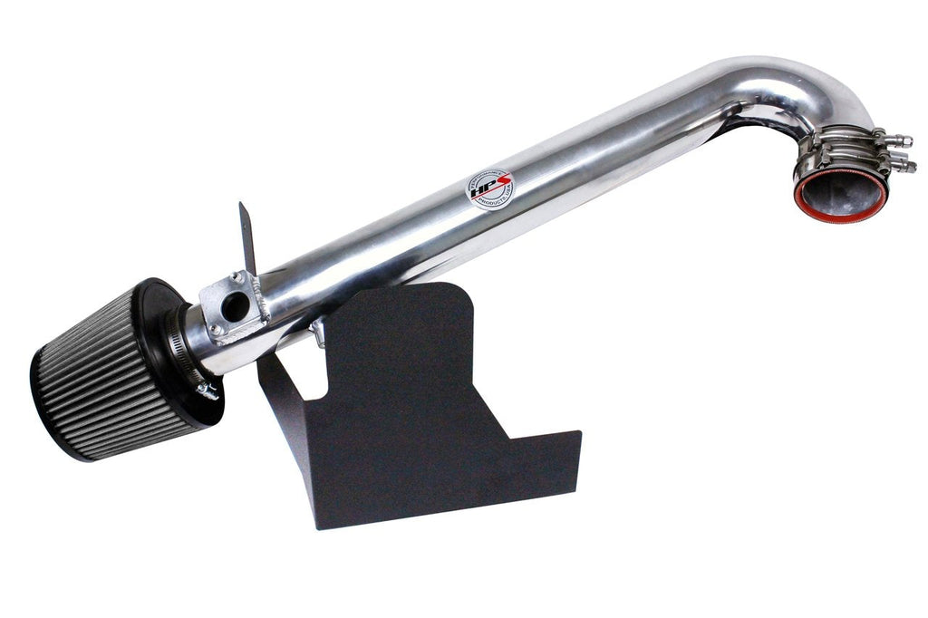HPS Shortram Air Intake Kit 2013-2016 Subaru XV Crosstrek 2.0L Non Turbo, Includes Heat Shield, Polish