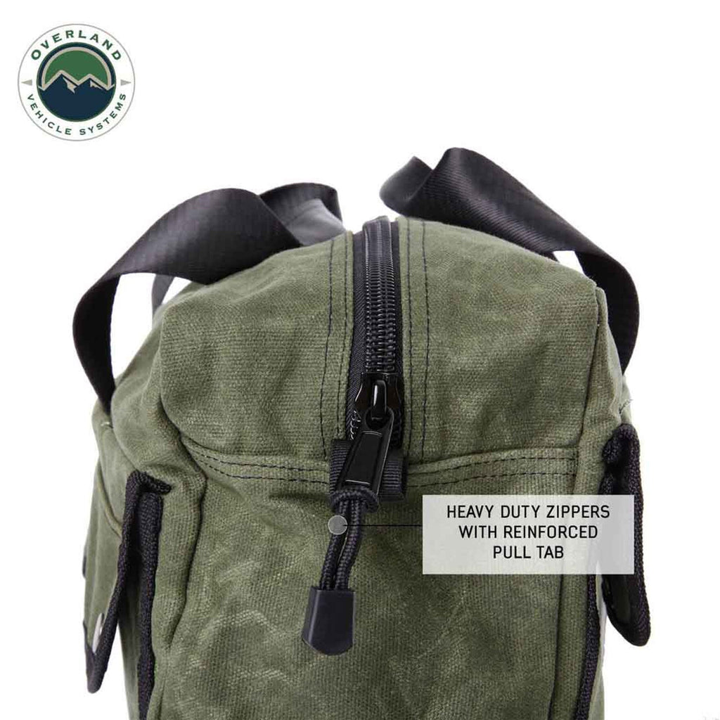 RalliTEK Edition Small Duffle Bag with Handle & Straps - #16 Waxed Canvas Storage