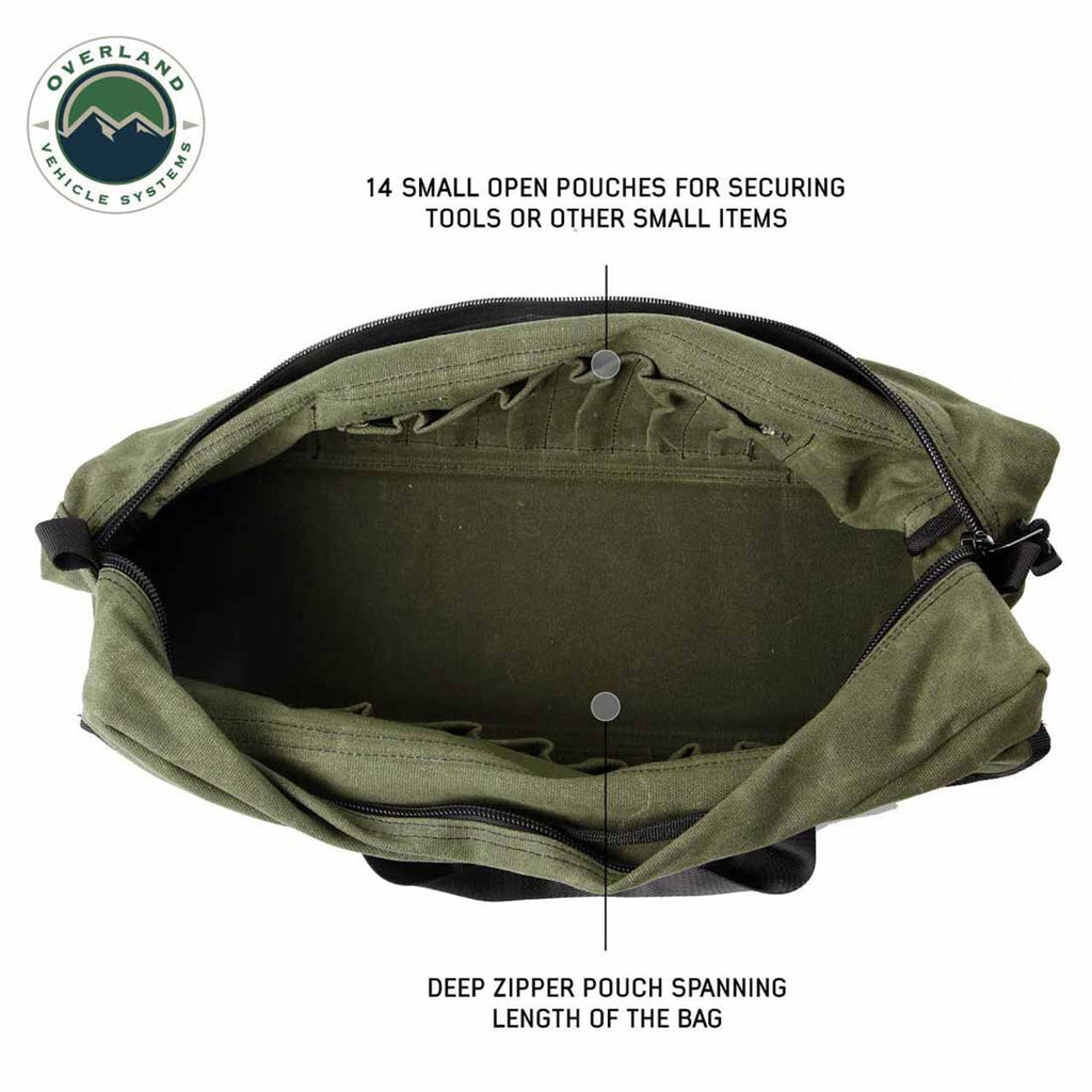 RalliTEK Edition Small Duffle Bag with Handle & Straps - #16 Waxed Canvas Storage