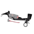 A black hidden winch mount recovery bumper system designed for Subaru vehicles.